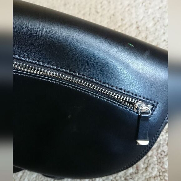 Rebecca Minkoff blabk Saddle Leather Crossbody Bag - Picture 14 of 14